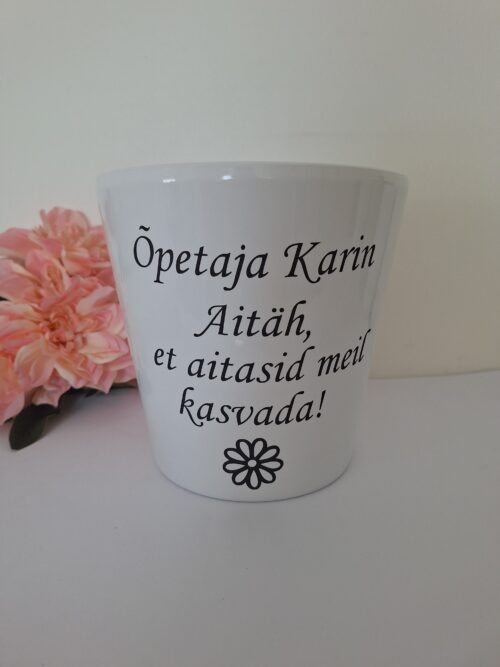 Tekstiga lillepott - Image 5
